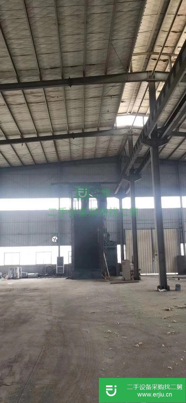 寧夏出售二手拋丸機，內空2.4*4.8雙鉤五拋頭