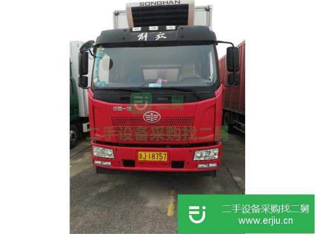 浙江出售二手一汽解放J6L冷藏車