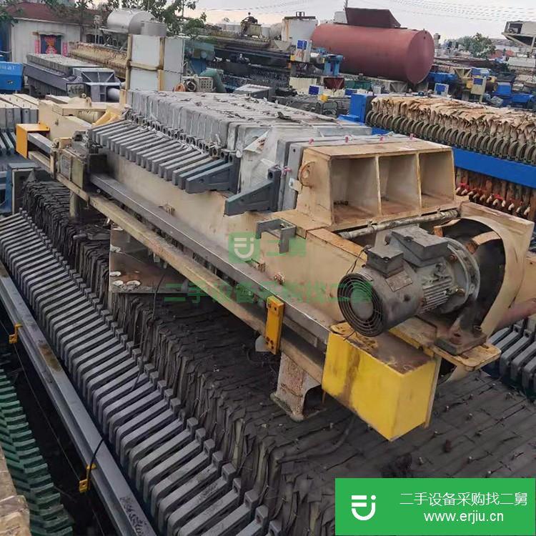 山東出售二手箱式壓濾機(jī)