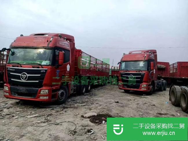 山東出售二手福田歐曼半掛車