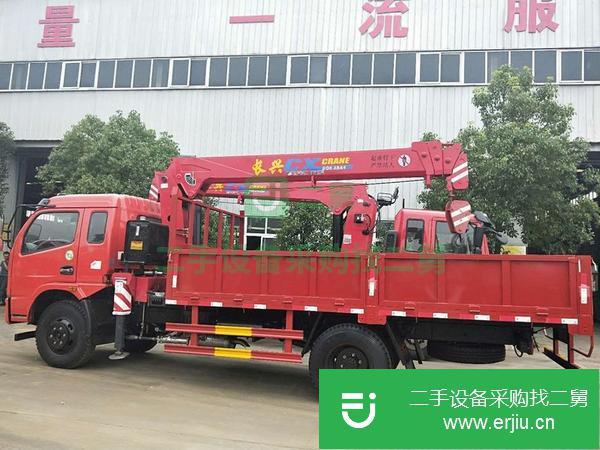 山西出售二手東風福瑞卡6.3噸隨車吊
