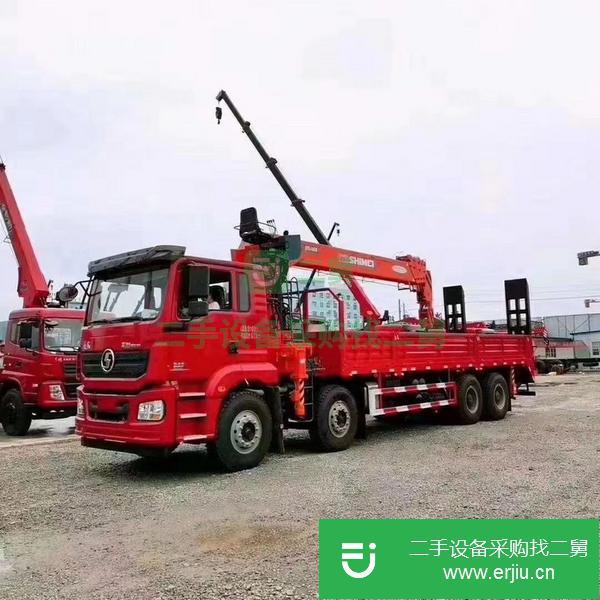 新疆出售二手14噸吊車，濰柴340馬力