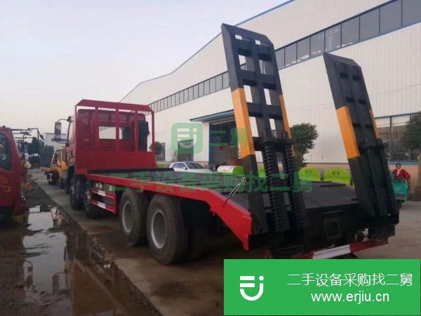 貴州出售二手解放前四后八平板運輸車
