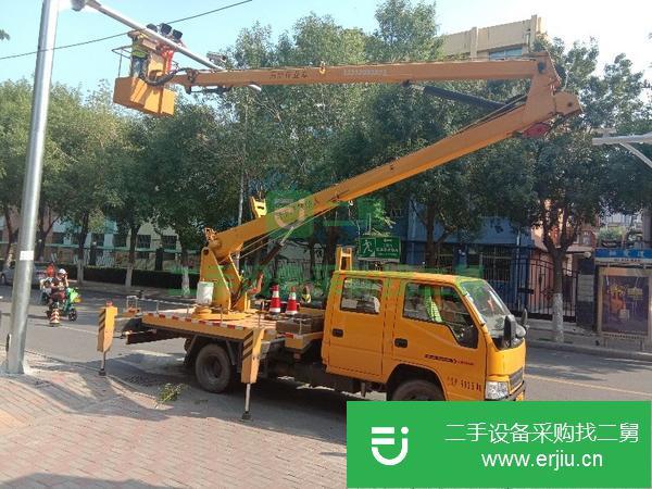 天津出售二手17米高空作業(yè)工程車,手續(xù)齊全,能過戶