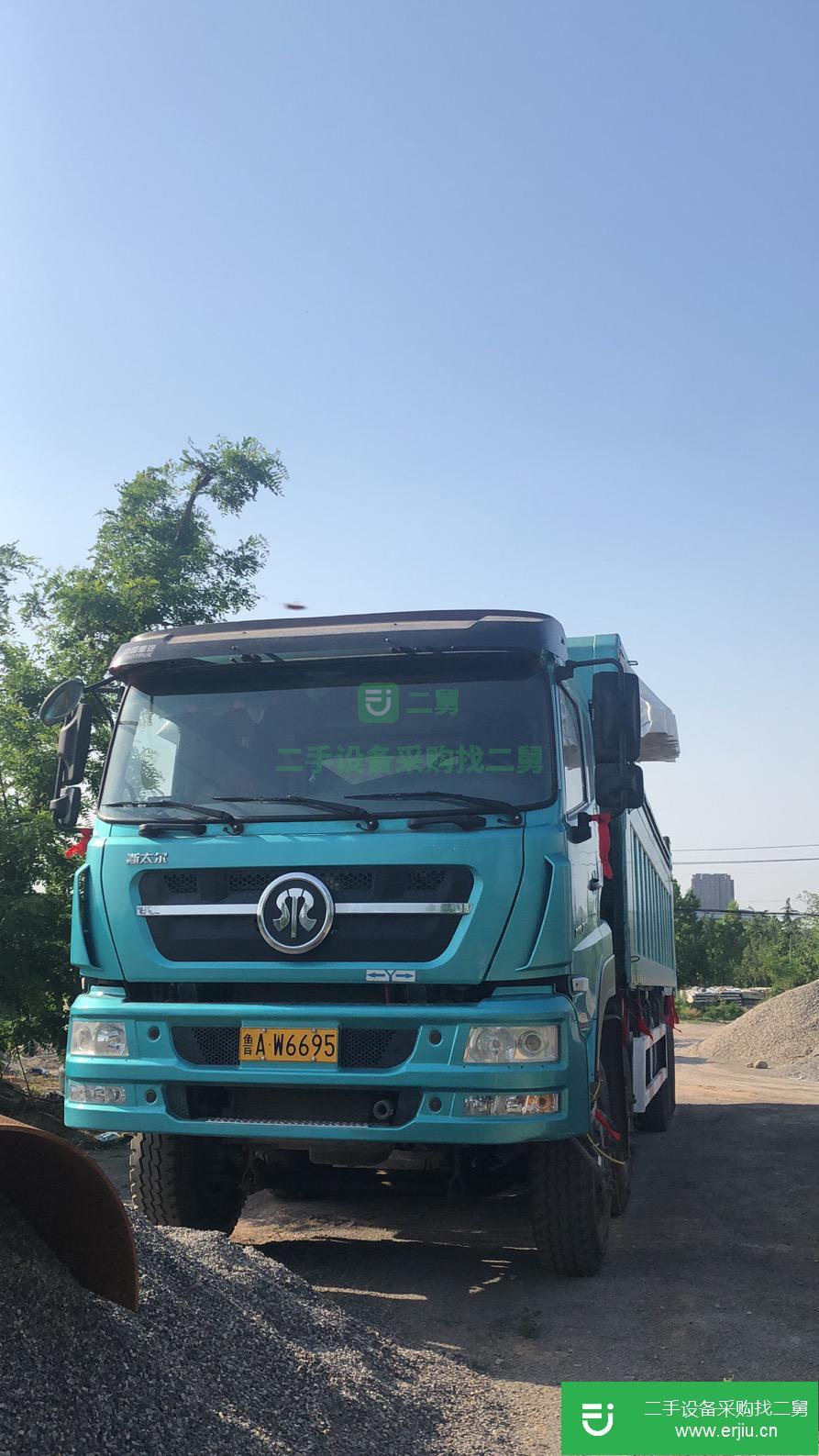 山東出售二手重汽斯太爾380馬力自卸車