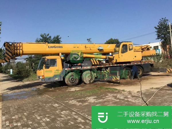 甘肅出售二手柳工50噸汽車吊