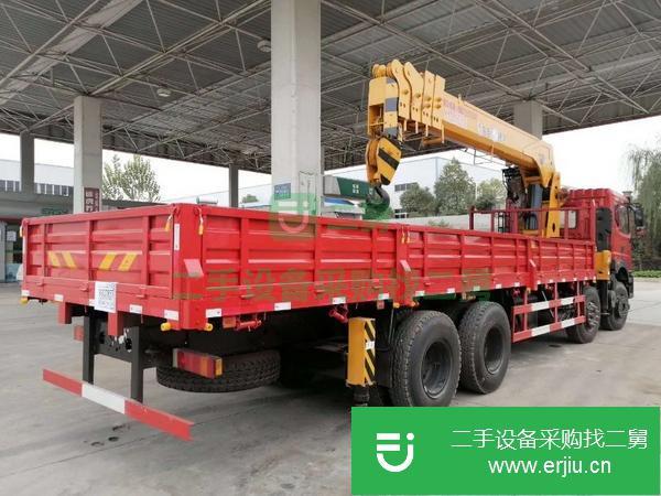 湖北出售二手東風(fēng)前四后八隨車吊