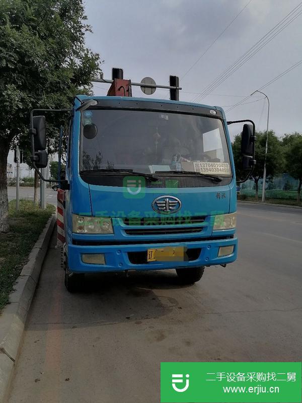 遼寧出售二手解放10噸隨車吊