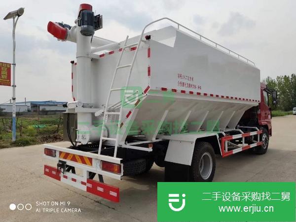 安徽出售二手陜汽散裝飼料運(yùn)輸車
