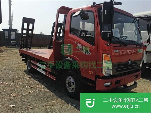 湖南出售二手挖機平板運輸車