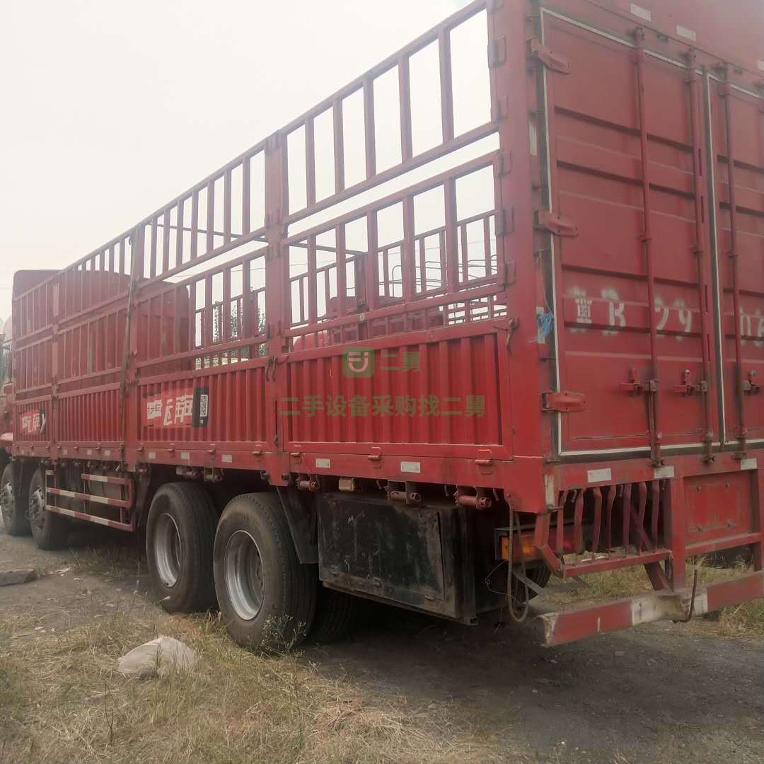 出售二手東風天龍C7G高欄載貨車 長途輕體貨車9.6高欄單車