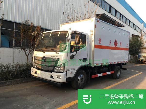 遼寧出售二手福田歐馬可危險品廂式運輸車