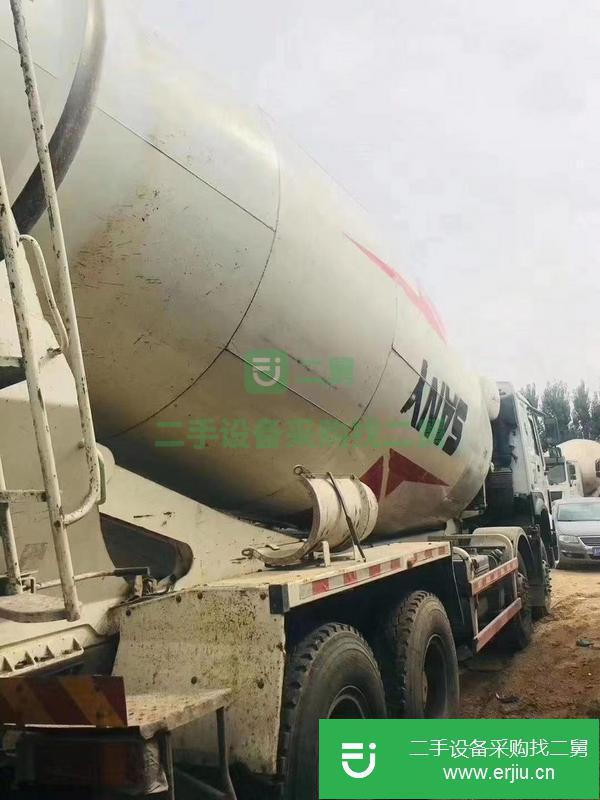 河南出售二手豪沃國四大20方攪拌車