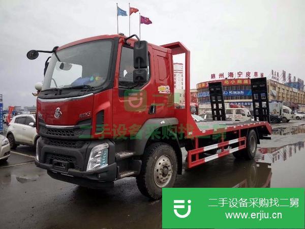 貴州出售二手解放前四后八平板運輸車