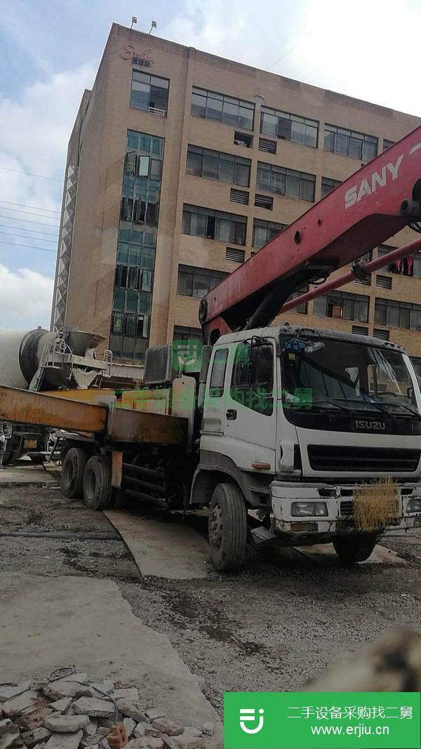江蘇出售二手三一46米泵車