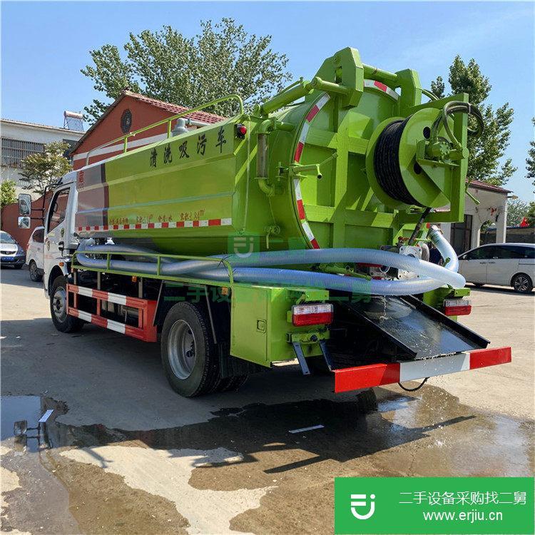 山東出售二手福田小卡3方吸糞車