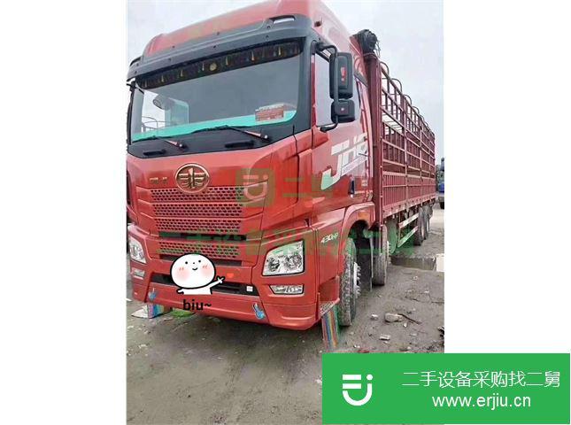 江西出售二手一汽解放J6倉柵載貨車