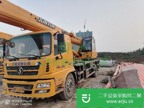山東出售二手駿通12噸汽車吊