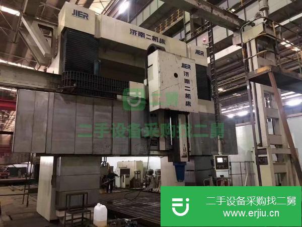 山東出售二手濟南二機4x12米數控五面體龍門鏜銑床