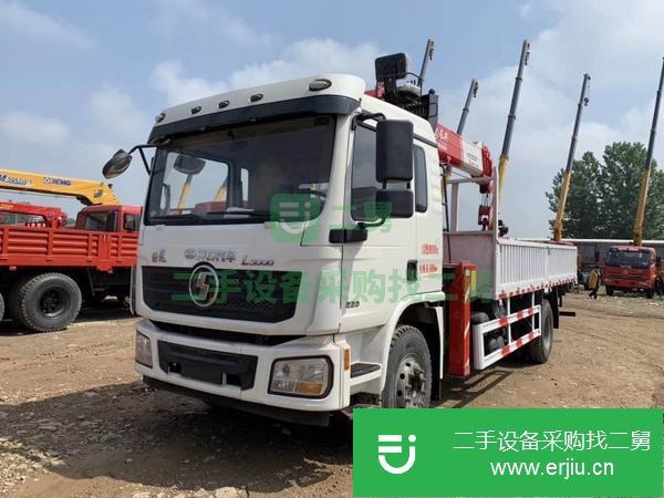新疆出售二手陜汽德龍單橋8噸隨車吊