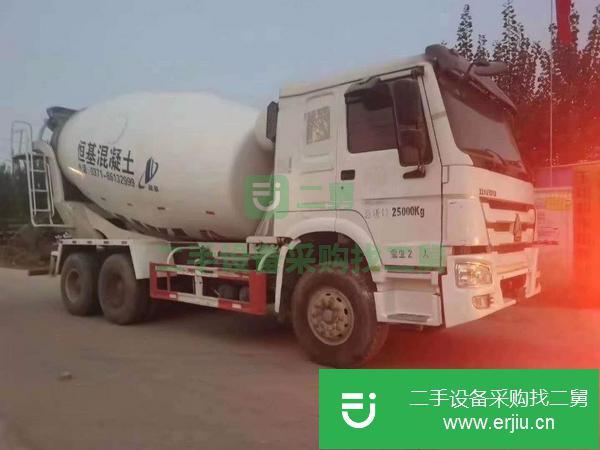 河南出售二手豪沃攪拌車，亞特上裝,大12方
