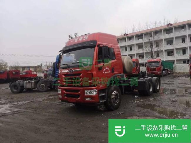 河北出售二手青島解放牽引車