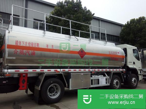 福建出售二手東風柳汽三軸24方鋁合金油罐車