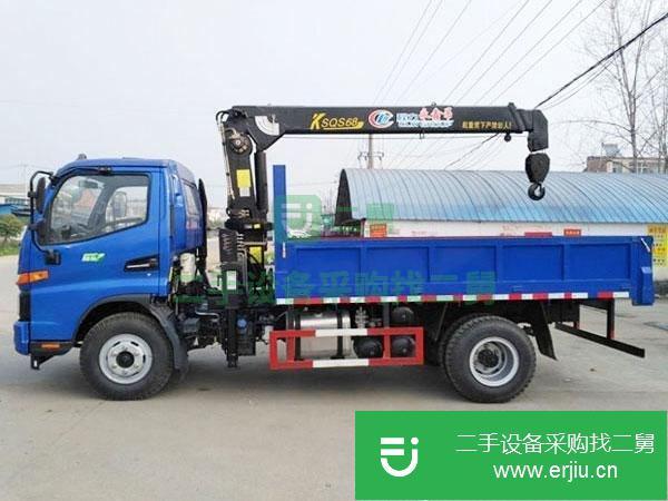 湖北出售二手藍牌江淮3.2噸隨車吊