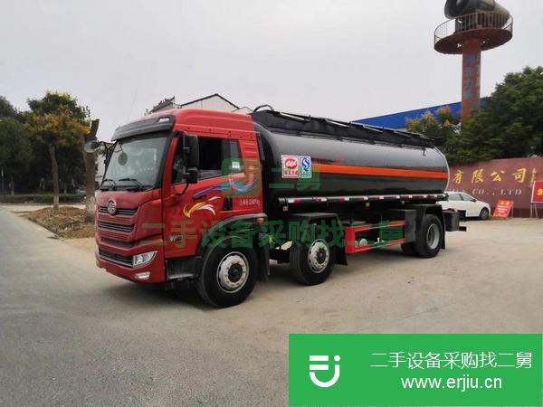 湖北出售二手東風天龍八類腐蝕品運輸車