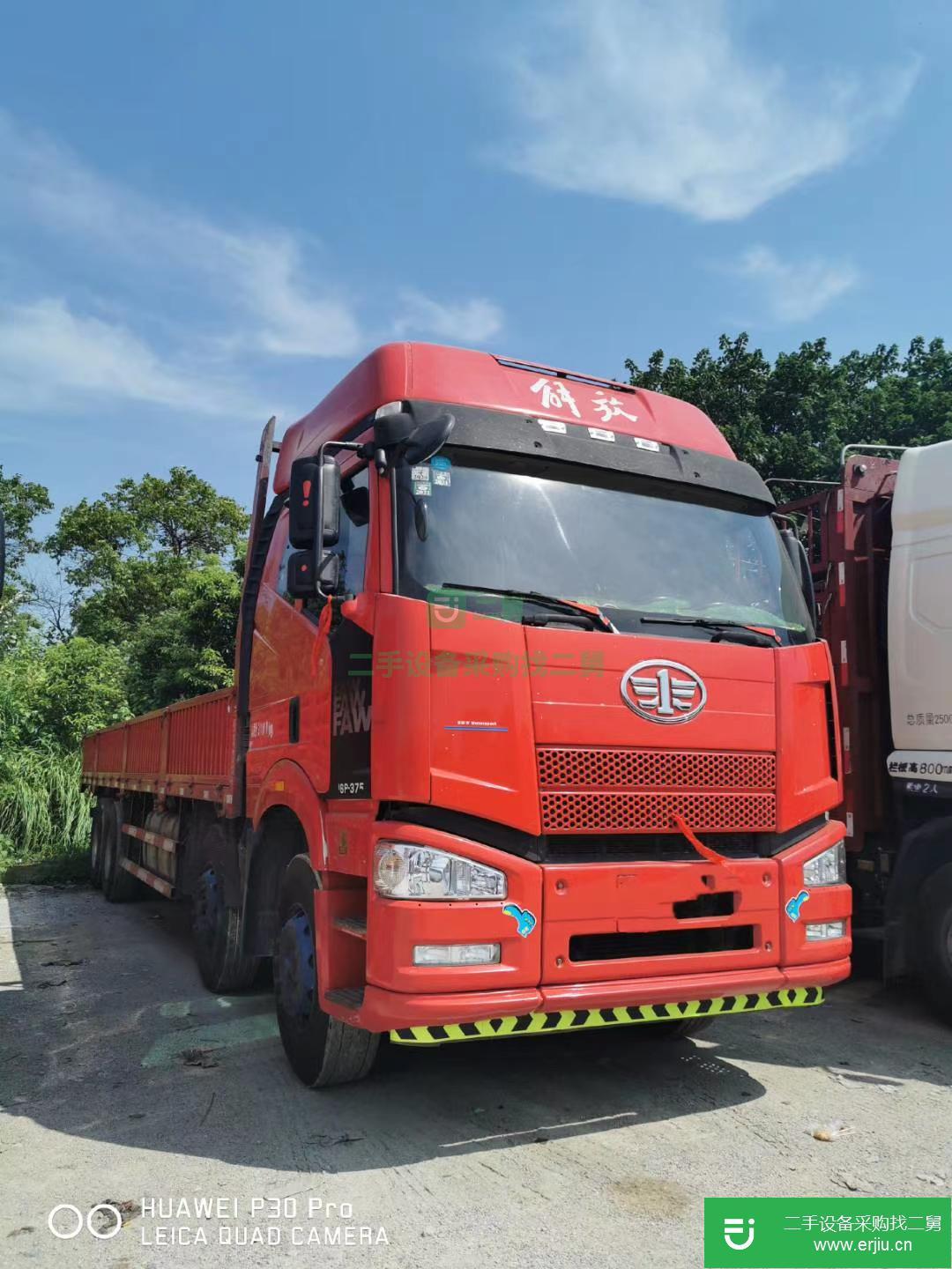 江西出售二手解放J6P平板車