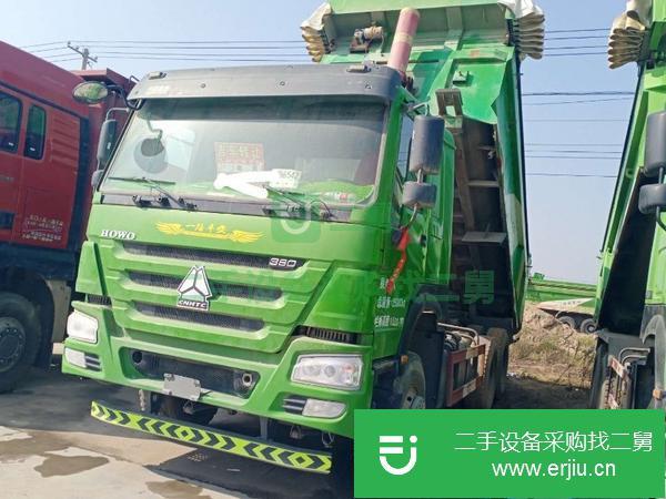 山東出售二手德龍后八輪5.8米自卸車