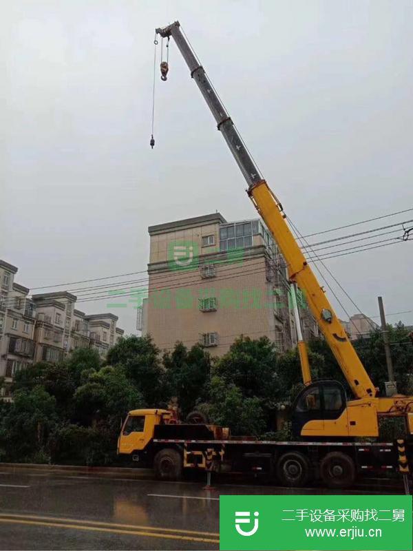 湖北出售二手柳工25噸5節臂吊車