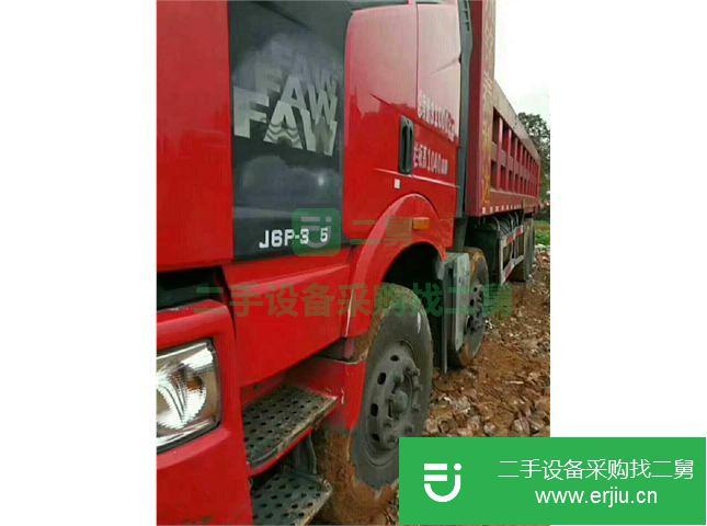 江西出售二手解放J6P自卸車
