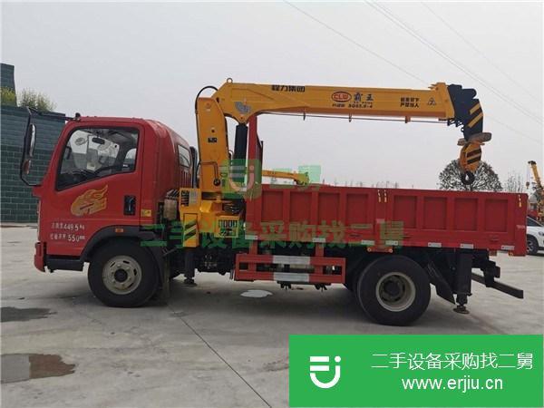 湖北出售二手重汽豪曼5噸隨車吊