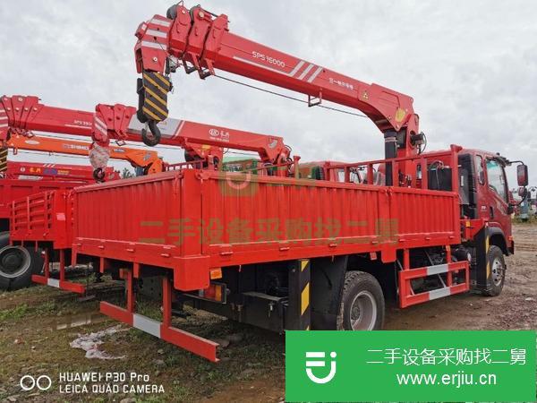 湖北出售二手14噸隨車吊