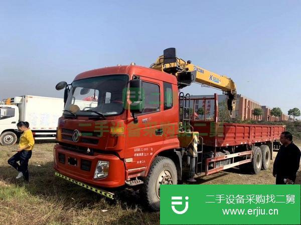 河北出售二手12噸后八輪隨車吊