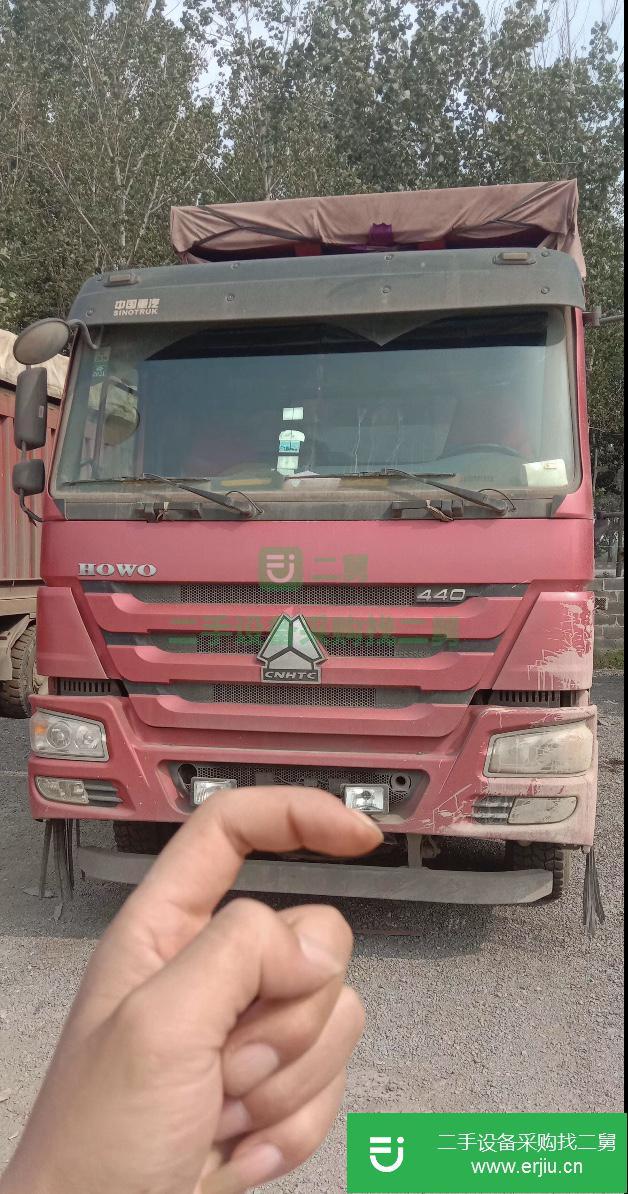 河北出售二手福田歐曼440馬力自卸車
