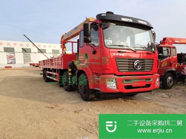 青海出售二手東風前四后四隨車吊