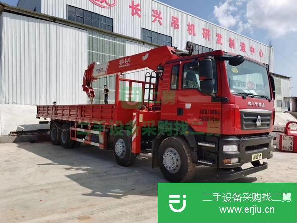 浙江出售二手前四后八長(zhǎng)興12噸四節(jié)臂隨車(chē)吊