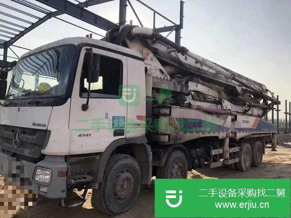 河北出售二手11年中聯52米泵車