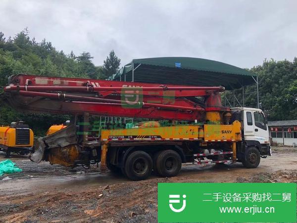 四川出售二手五十鈴37米泵車