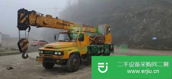 河北出售二手12噸吊車，手續齊全