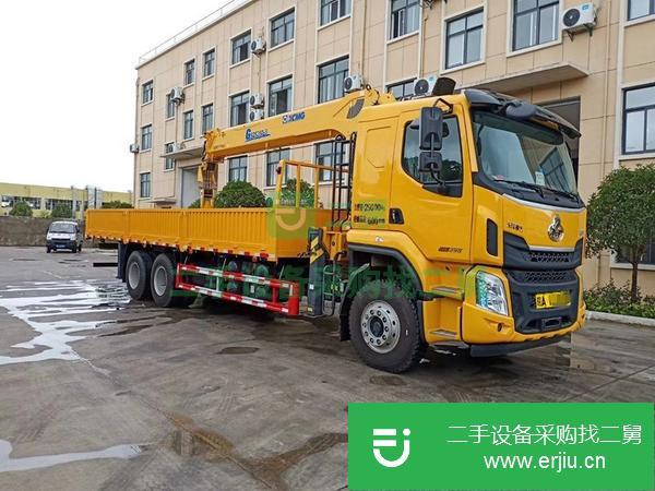 湖北出售二手后雙橋徐工14噸5節臂雙聯泵隨車吊