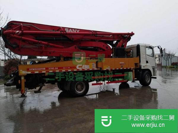 山東出售二手19年三一37米泵車