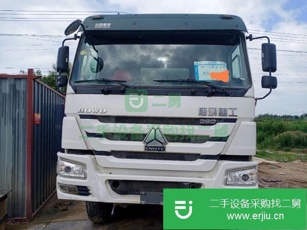 山東出售二手18年豪沃攪拌車國五前四后八380馬力