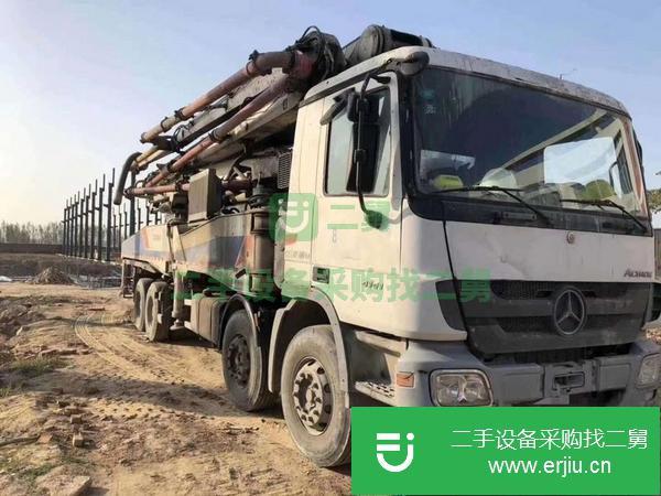 河北出售二手11年中聯52米泵車