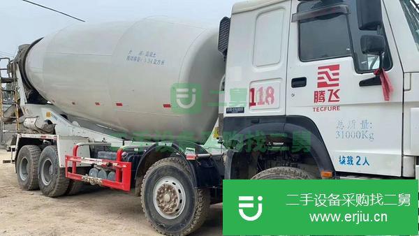 吉林出售二手豪沃國五排放唐鴻上裝大20方攪拌車