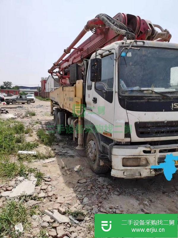 河北出售二手46米泵車，全手續(xù)