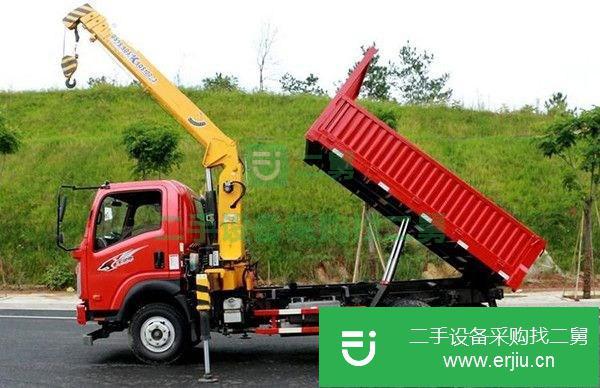 湖北出售二手吊車，帶自卸