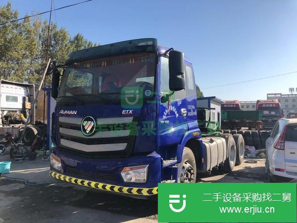 山東出售二手18年10月歐曼牌430馬力國(guó)五排放牽引車